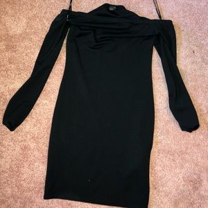 Black Tight Dress (off the shoulder)